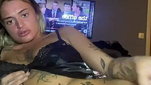 Slutty Scottish Goth with Huge Tits Fingers Big Ass After College Anal Craving!