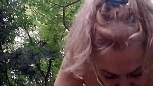 imagine this french slave bent over in forest, humiliated with belt and vibes??