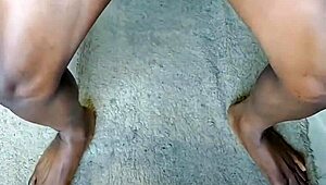 Sissy Femboy Works Out for Perfect Curves Teasing Big Clit Ride!