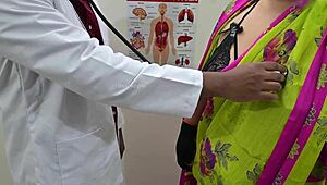 Doctor Pounds Horny Patient's Big Tits in Clinic Exam
