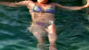 Beach Masturbation Staring at Stepsons Monster Cock Can't Resist Anymore