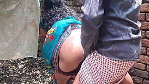 Desi Wife Begs Neighbors for Outdoor Hardcore Pounding