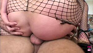 two bombshells tease with toys before anal threesome pounding?