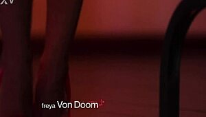 i watched my husband's dominatrix lick her wet pussy in lingerie