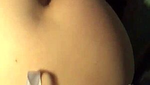 nasty big ass wife gags on cock during brutal face fuck