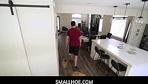 Tiny Asian Teen Kimmy Kimm Gets Pounded By Neighbor!