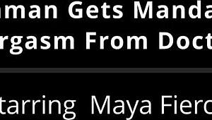doctor hits freshman maya fierce with mandatory hitachi till she orgasms hard in tampa