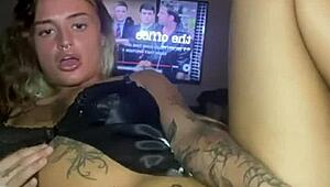 Slutty Scottish Goth with Huge Tits Fingers Big Ass After College Anal Craving!