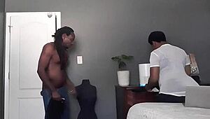 Southern slut licks ass deepthroats cock