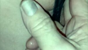 59YO TENNESSEE SLUTWIFE BENT OVER SAW HORSE PUSSY CLOSEUP DILDO FUCK!!