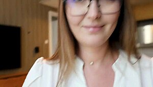 busty stepmom shows stepson real fucking... uh, i mean pounding her right