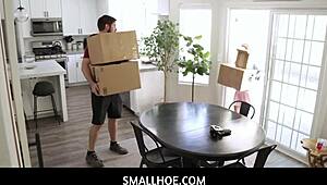 Tiny Asian Teen Kimmy Kimm Gets Pounded By Neighbor!