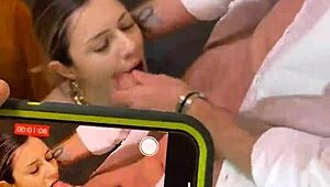 Lady KnoxTar's Sloppy Backstage Blowjob Ends in Huge Facial Cumshot