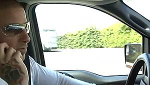 blonde big tits mommy cougar rides cock with deepthroat and anal gaping