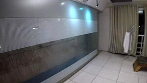 Lady Milf Unwinds in Steamy Sauna Session with Gaucho Pussyhunter