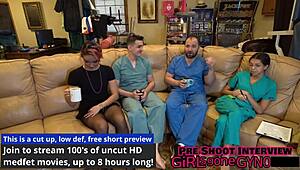 Channy Crossfire's 2022 checkup with anal fingering and tanned heels tease