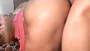 shaved pussy bent over doggy hammered by monster cock homemade retro