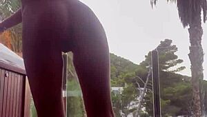 monika fox fingers shaved pussy squirts naked solo