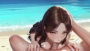 craving korean comic beauty's bukkake blowbang?