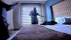 Husband Watches Horny Wife Ride Monster Cock Boldly