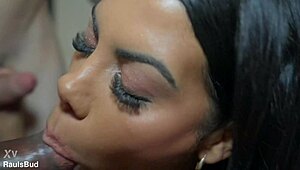 Monster COCKS DOUBLE PENETRATE TIGHT PUSSY then FACE FUCK GAGGING MOUTH WITH CUM ORGY