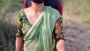 mysterious pados wali bhabhi's big pussy chudai hidden deep in jungle forest