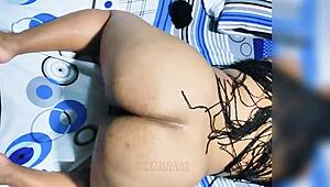 quiero que me rompas el culo a esta milf venezolana gorda sin condon doloroso anal y le meto leche adentro