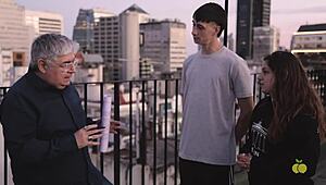 stepbro and i skip the porn casting interview to fuck hard with squirting orgasms