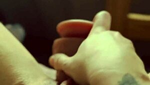 hey watch this milf rip stockings flashing wet clit at window