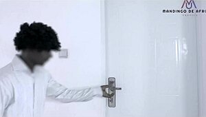 repairman fixes desperate housewife by pounding her bent over doggystyle