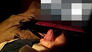 slo-mo explosion of big hot loads from chubby amateur cock 😩💦