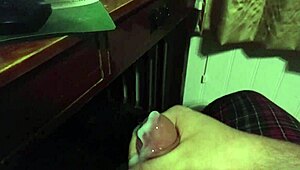 slo-mo explosion of big hot loads from chubby amateur cock 😩💦