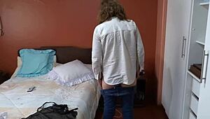 stepmom masturbates hairy pussy till i creampie her deep