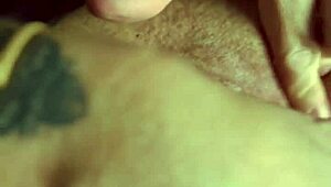 hey watch this milf rip stockings flashing wet clit at window