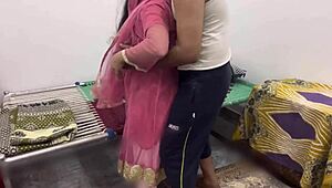Pregnant Stepmom's Ass and Pussy Pounded! Servant Fucks Desi Hole Hard