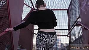 hd filipina teen's big tits scissor in cinema during first-time encounter