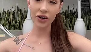 hey, my thai ladyboy friend annojs strips her retro blue films outfit showing skinny ass and small tits