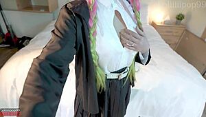 MITSURI RIDES MASSIVE COCK IN DEMON SLAYER COSPLAY