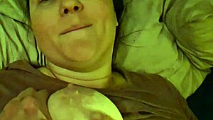 gf grabs dildo and pounds her fat pussy quick on homemade cam!
