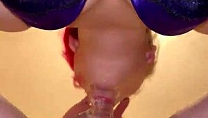 check out this salivating sloppy wet deepthroat gagging on balls with cum down throat