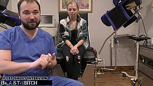 Doctor Tampa Explodes Cum Blast in Ava Sirens' Virgin Pussy!