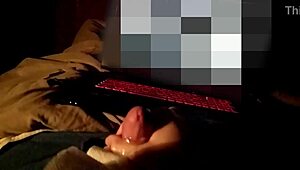 slo-mo explosion of big hot loads from chubby amateur cock 😩💦