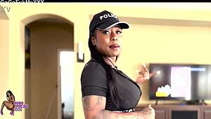 Gogo fucks police cosplay milf hard! 👮🍑💦