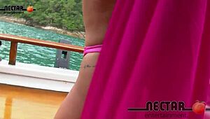 Big Bambu Destroys Katharine Madrid's Brazilian Ass On Pool Table