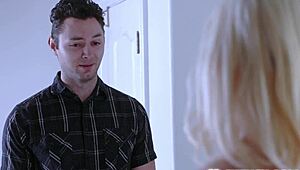 chloe cherry gaggin on brad's long thick champ cock so deep... ugh