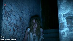 Cute dread girl bound and slapped hard in military prison interrogation!