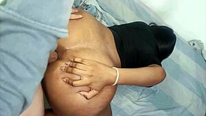 Colombian big ass whore bent over for brutal gaping anal punishment