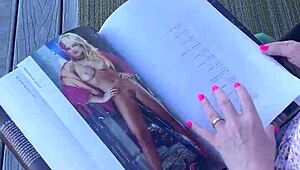 Petite Blonde Milf Flashes Shaved Pussy and Small Tits in Public California Outdoor Fetish