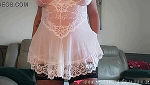 mimilacoquine tries sexy lingerie then masturbates pussy wet on cam 💦 french amateur heat