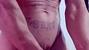tattooed webcam stud strokes massive hard cock dirty talk